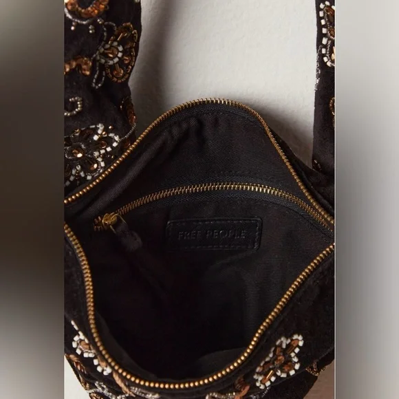 ❤️‍🔥 Free People~ Nashville Nights Beaded Black Bag 
New With Tags And Packaging - Picture 12 of 12
